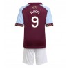 Aston Villa Harvey Elliott #9 Hjemmedraktsett Barn 2025-26 Kortermet (+ korte bukser)